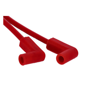 Accel, 8mm Ferro Spiral core spark plug wire set. Red SPARK PLUG WIRES Accel