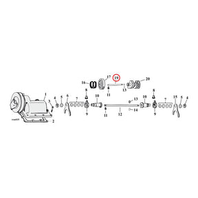 Shifter Shaft For Shifter Cam Transmission Top Cover Parts Mcs