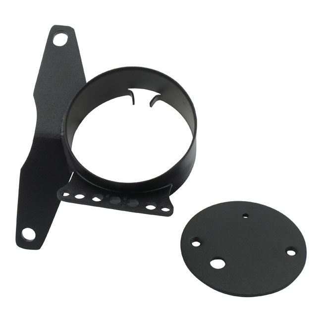 Xl Sportster Speedo Mount Bracket. Black Speedometer/Tacho Brackets Mcs