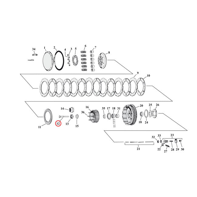 Clutch Release Rod Set Clutch Release Parts Mcs