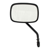 Late Oem Style Mirror, Short Stem, Left Side. Black Mirrors Mcs