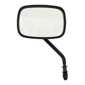 Late Oem Style Mirror, Short Stem, Left Side. Black Mirrors Mcs