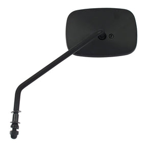 Late Oem Style Mirror, Long Stem, Left Side. Black Mirrors Mcs