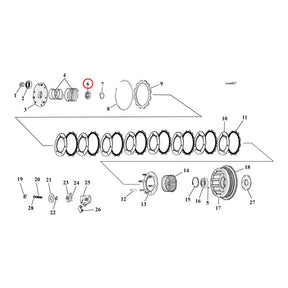 Nut, Clutch Hub Clutch Hub Nuts Mcs