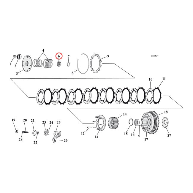 Nut, Clutch Hub Clutch Hub Nuts Mcs