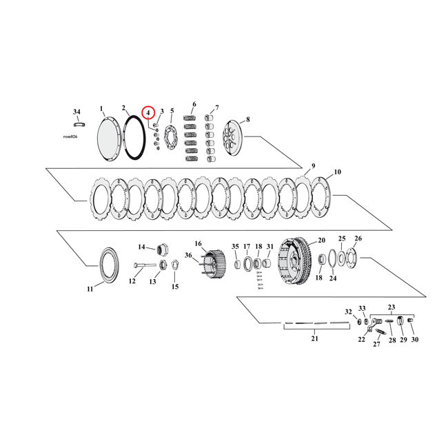 Nut, Clutch Hub Stud Clutch Nuts Mcs