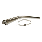 Thermo Tec, Snap Strap Fasteners. 9" Long Exhaust Insulating Wraps Thermo Tec