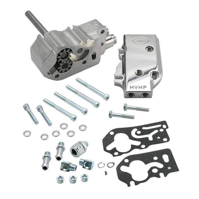 S&S Cycle High Volume High Pressure Oil Pump Kit W/ Universal Cover Oil Pumps S&S Cycle