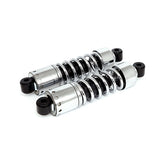 Shock Absorbers 11", Without Cover. Chrome Shock Absorbers Mcs
