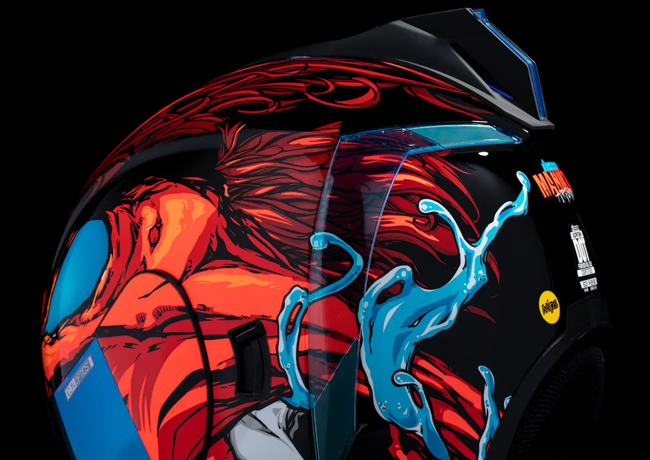 Airform Manik'RR, Red Full Face Helmet Icon