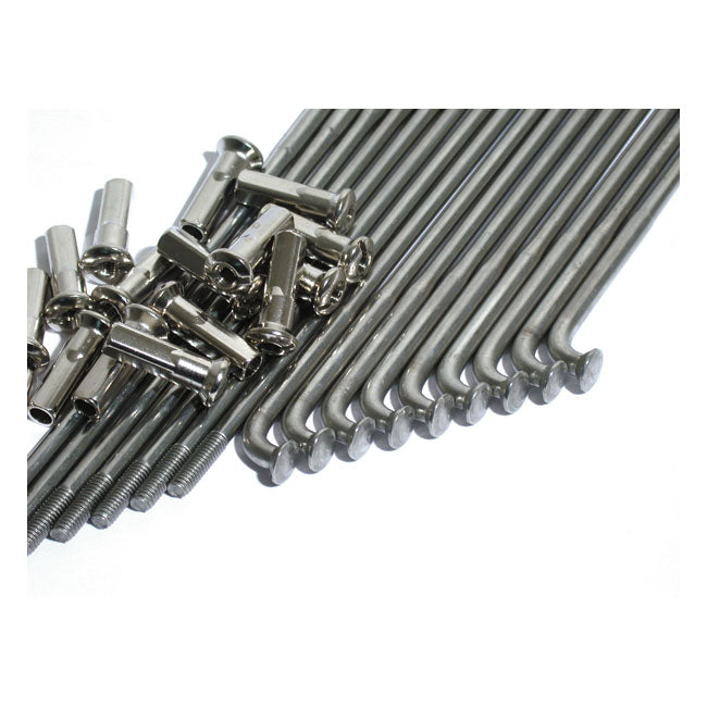 Spoke Set 16", 170mm. Stainless Spokes Mcs
