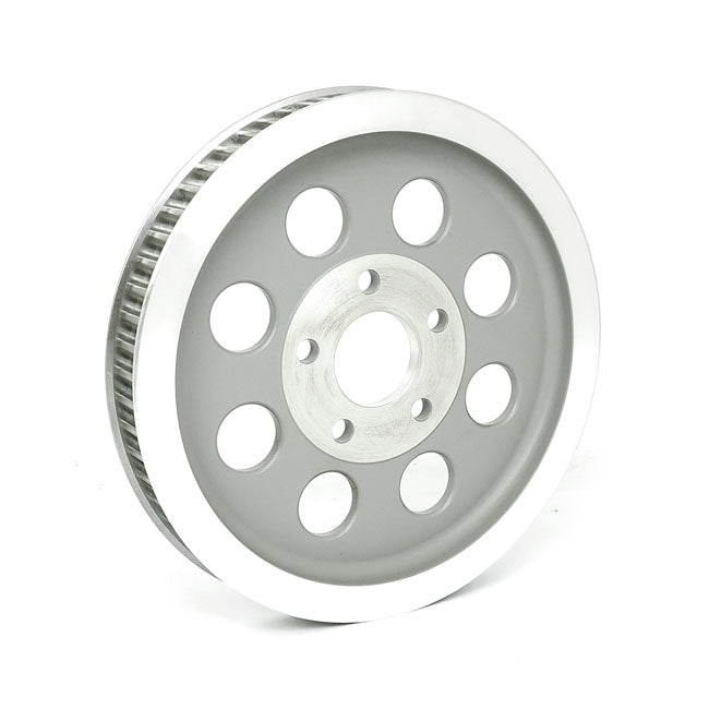 Reproduction Oem Style Wheel Pulley 61t, 1 1/8" Belt. Silver Rear Wheel Pulleys Mcs