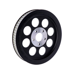 Reproduction Oem Style Wheel Pulley 70t, 1 1/2" Belt. Black Rear Wheel Pulleys Mcs