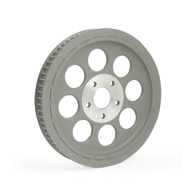 Reproduction Oem Style Wheel Pulley 70t, 1 1/2" Belt. Silver Rear Wheel Pulleys Mcs