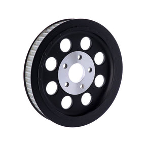 Reproduction Oem Style Wheel Pulley 61t, 1 1/2" Belt. Black Rear Wheel Pulleys Mcs