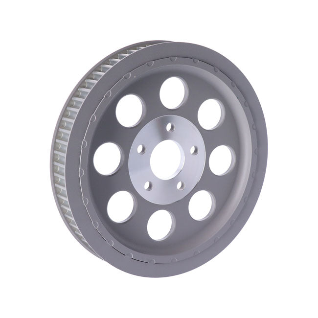 Reproduction Oem Style Wheel Pulley 65t, 1 1/2" Belt. Silver Rear Wheel Pulleys Mcs