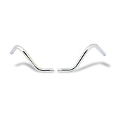 2 Piece Buckhorn Style Handlebar 1" Chrome Handlebars Mcs