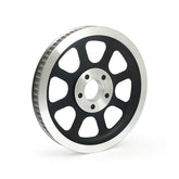Reproduction Oem Style Wheel Pulley 70t, 1 1/8" Belt. Black Rear Wheel Pulleys Mcs