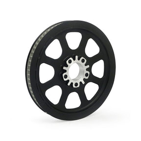 Reproduction Oem Style Wheel Pulley 70t, 1 1/8" Belt. Black Rear Wheel Pulleys Mcs