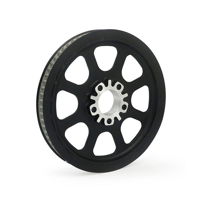 Reproduction Oem Style Wheel Pulley 70t, 1 1/8" Belt. Black Rear Wheel Pulleys Mcs