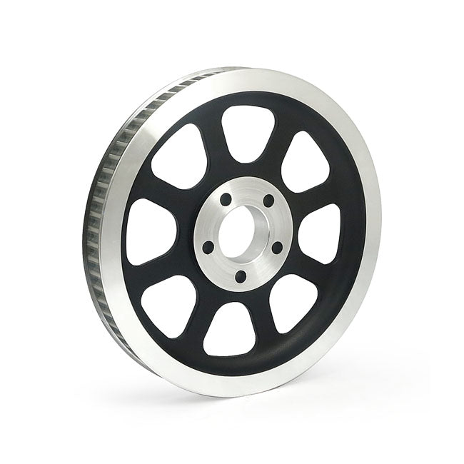 Reproduction Oem Style Wheel Pulley 70t, 1 1/8" Belt. Black Rear Wheel Pulleys Mcs