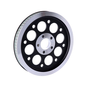 Reproduction Oem Style Wheel Pulley 70t, 1 1/8" Belt. Black Rear Wheel Pulleys Mcs