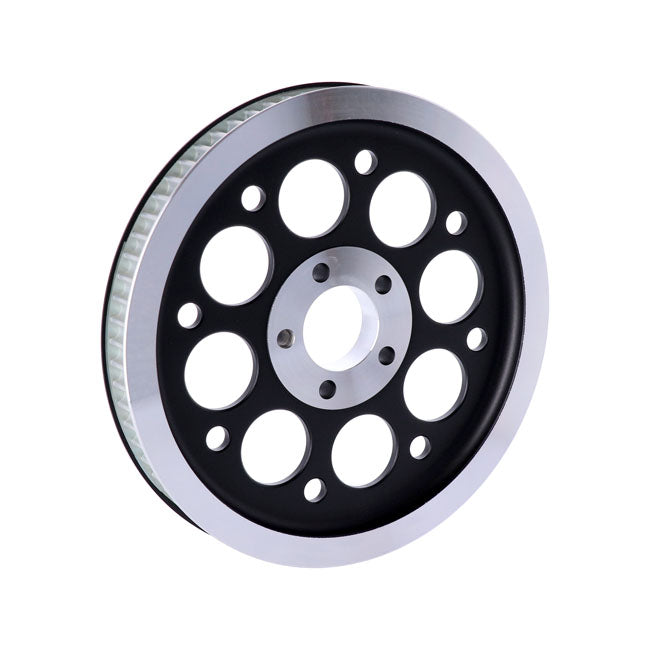Reproduction Oem Style Wheel Pulley 70t, 1 1/8" Belt. Black Rear Wheel Pulleys Mcs