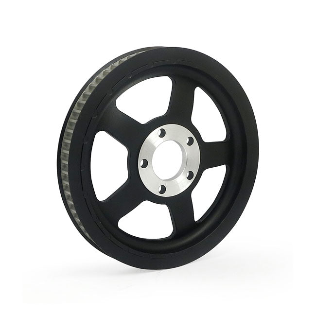 Reproduction Oem Style Wheel Pulley 68t, 1 1/8" Belt. Black Rear Wheel Pulleys Mcs