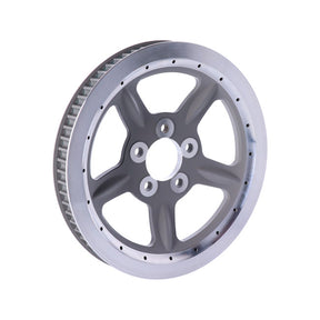 Reproduction Oem Style Wheel Pulley 68t, 1 1/8" Belt. Silver Rear Wheel Pulleys Mcs