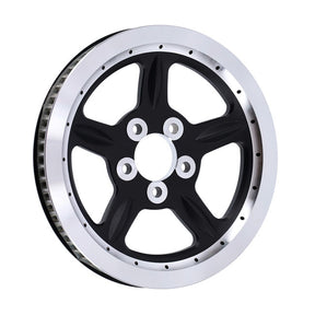 Reproduction Oem Style Wheel Pulley, 68t. Black Cc Rear Wheel Pulleys Mcs
