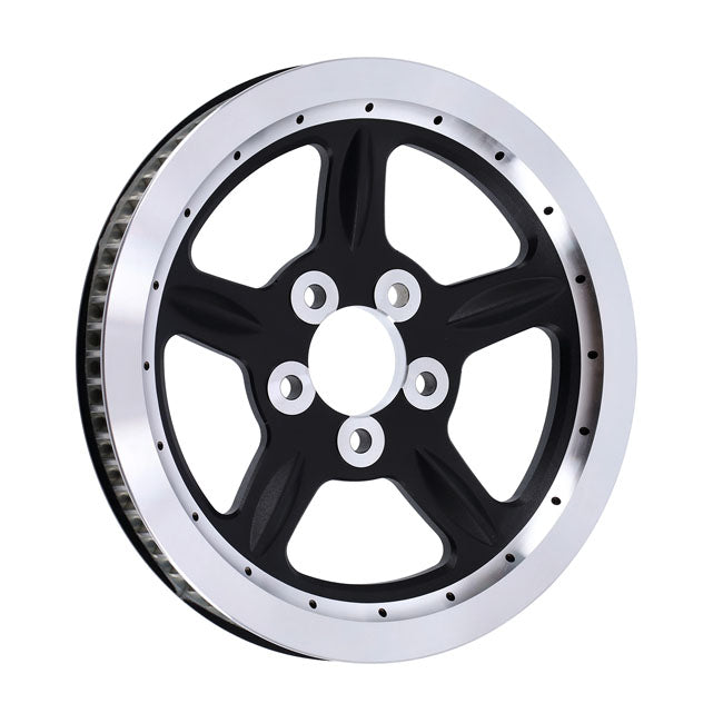 Reproduction Oem Style Wheel Pulley, 68t. Black Cc Rear Wheel Pulleys Mcs