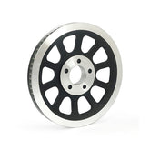 Reproduction Oem Style Wheel Pulley 66t, 20mm Belt. Black Rear Wheel Pulleys Mcs