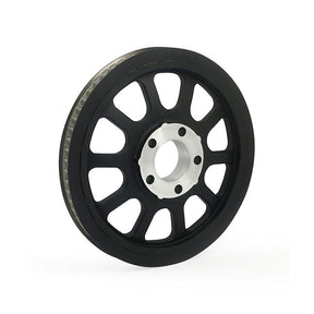 Reproduction Oem Style Wheel Pulley 66t, 20mm Belt. Black Rear Wheel Pulleys Mcs