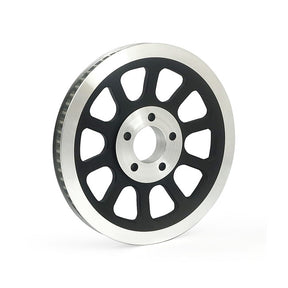 Reproduction Oem Style Wheel Pulley 66t, 20mm Belt. Black Rear Wheel Pulleys Mcs