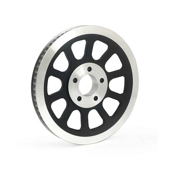 Reproduction Oem Style Wheel Pulley 66t, 20mm Belt. Black Rear Wheel Pulleys Mcs