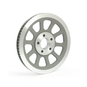 Reproduction Oem Style Wheel Pulley 66t, 20mm Belt. Silver Rear Wheel Pulleys Mcs