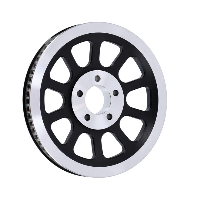 Reproduction Oem Style Wheel Pulley, 66t. Black Rear Wheel Pulleys Mcs