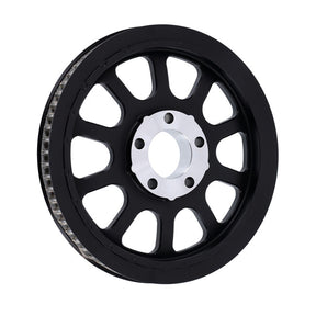 Reproduction Oem Style Wheel Pulley, 66t. Black Rear Wheel Pulleys Mcs