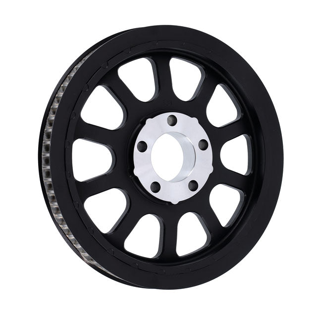 Reproduction Oem Style Wheel Pulley, 66t. Black Rear Wheel Pulleys Mcs