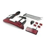 Chopped Fender Edge Led Taillight. Red Lens Taillights Mcs