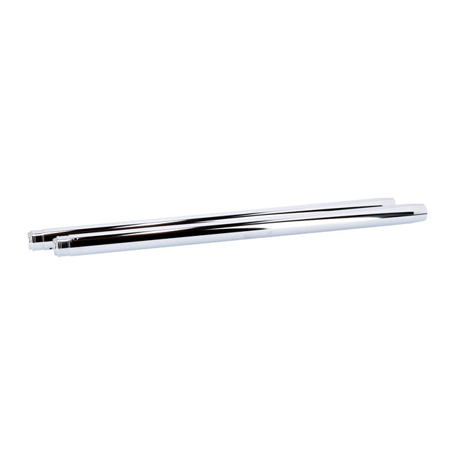Fork Tubes 35mm, 25 1/4". Show Chrome Fork Tubes Mcs