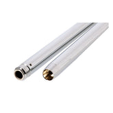 Fork Tubes 35mm, 27 1/4". Show Chrome Fork Tubes Mcs