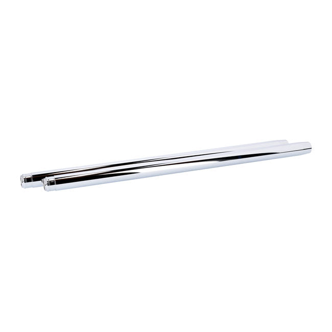 Fork Tubes 35mm, 27 1/4". Show Chrome Fork Tubes Mcs