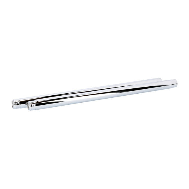 Fork Tubes 35mm, 23 1/4". Show Chrome Fork Tubes Mcs