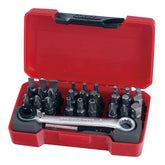 Teng Tools, ratchet bits driver with bits WRENCH SET 1/4" DRIVE Tengtools