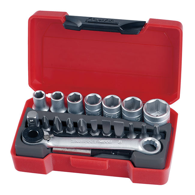 Teng Tools, 1/4" socket & bits set WRENCH SET 1/4" DRIVE Tengtools