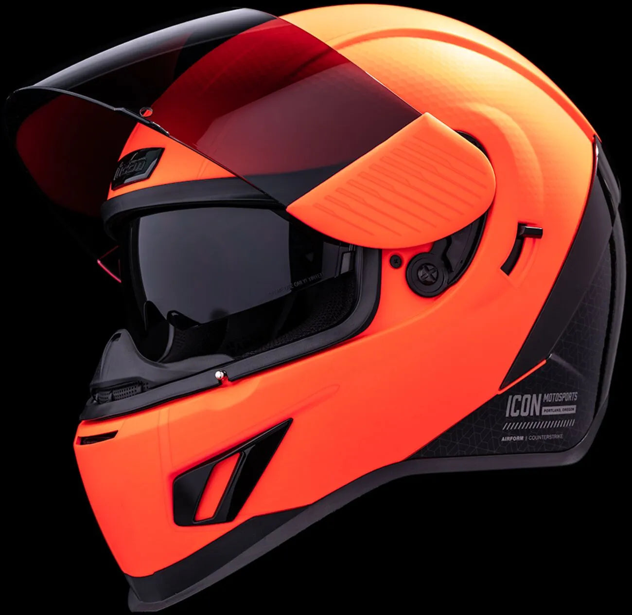 Airform Counterstrike, Red Full Face Helmet Icon
