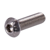 M8 X 30mm Buttonhead Bolt, Stainless Bolts Metric Sizes Gardner Westcott