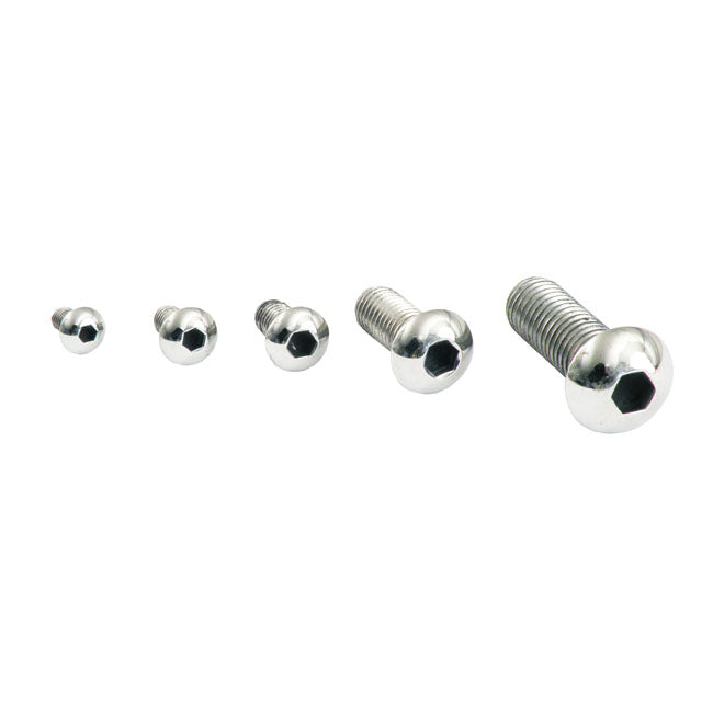 M4 X 8mm Buttonhead Bolt, Polished Ss Bolts Metric Sizes Gardner Westcott