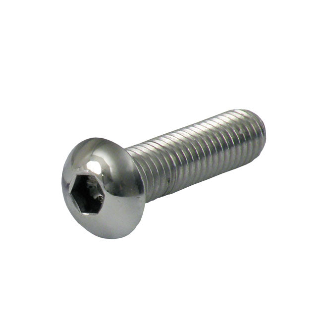 M8 X 30mm Buttonhead Bolt, Polished Ss Bolts Metric Sizes Gardner Westcott
